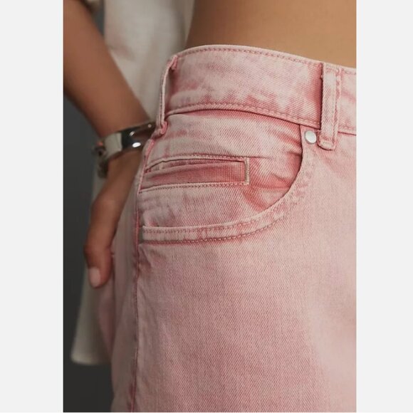 HOST PICK: Brand New Pilcro Cuffed Oversized High-Rise Wide-Leg Jeans - Picture 3 of 16